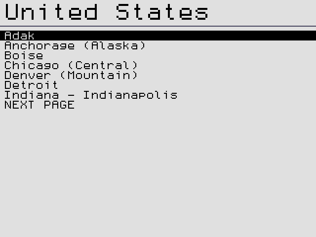 3. Pick a city or zone.