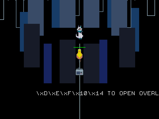 The cave. The wolf waits above you and the radio lies below.