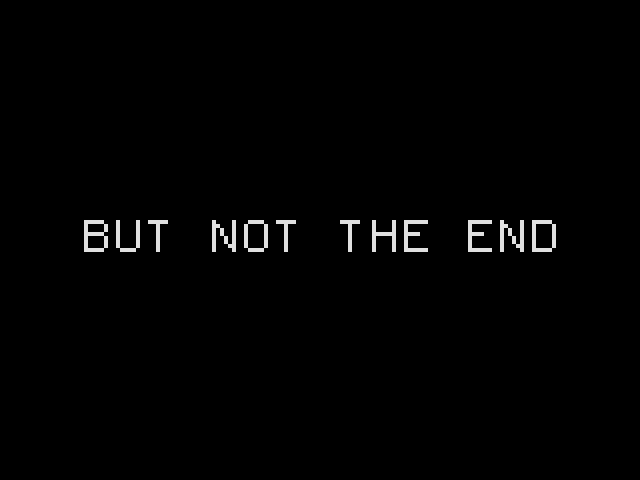 ...but not the end.