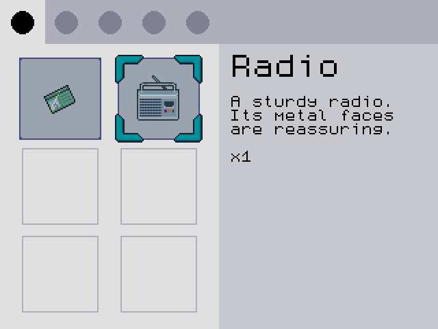 The Radio's description.