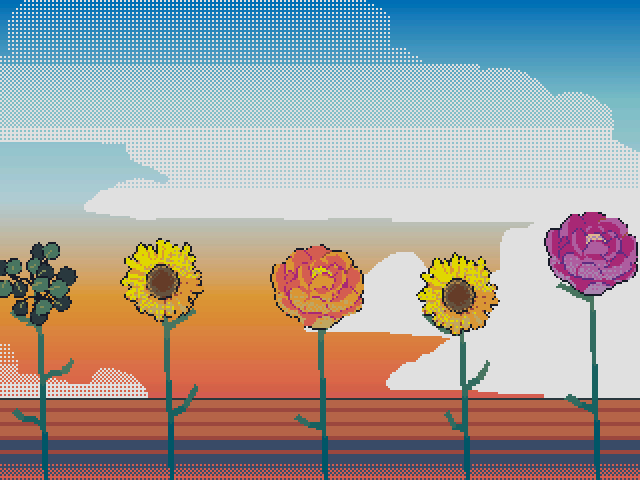 Polluted air: tall, fast-blooming plants.