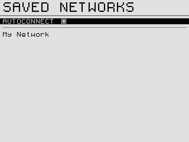 SAVED NETWORKS.