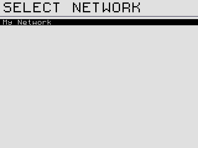 SELECT NETWORK.